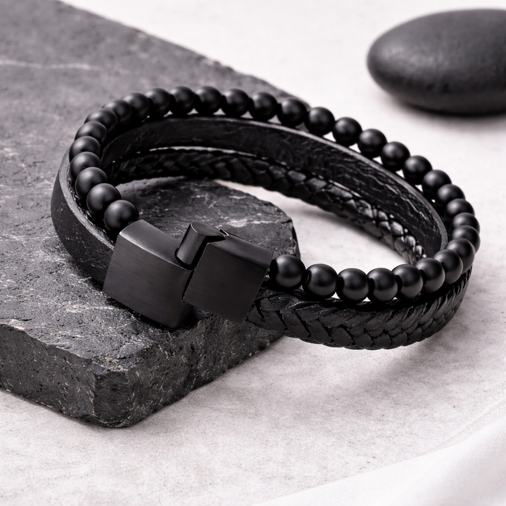 The Triple Threat Multi-Layer Stack | Onyx & Matte Black Edition
