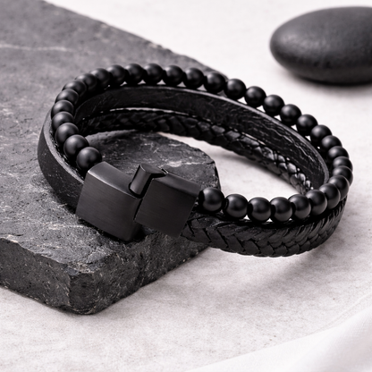 The Triple Threat Multi-Layer Stack | Onyx & Matte Black Edition