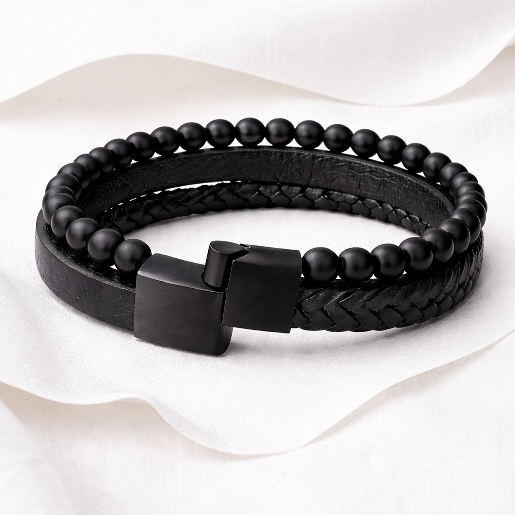 The Triple Threat Multi-Layer Stack | Onyx & Matte Black Edition