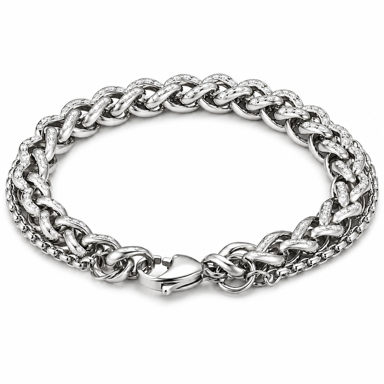 Luxe Silver Chain Bracelet