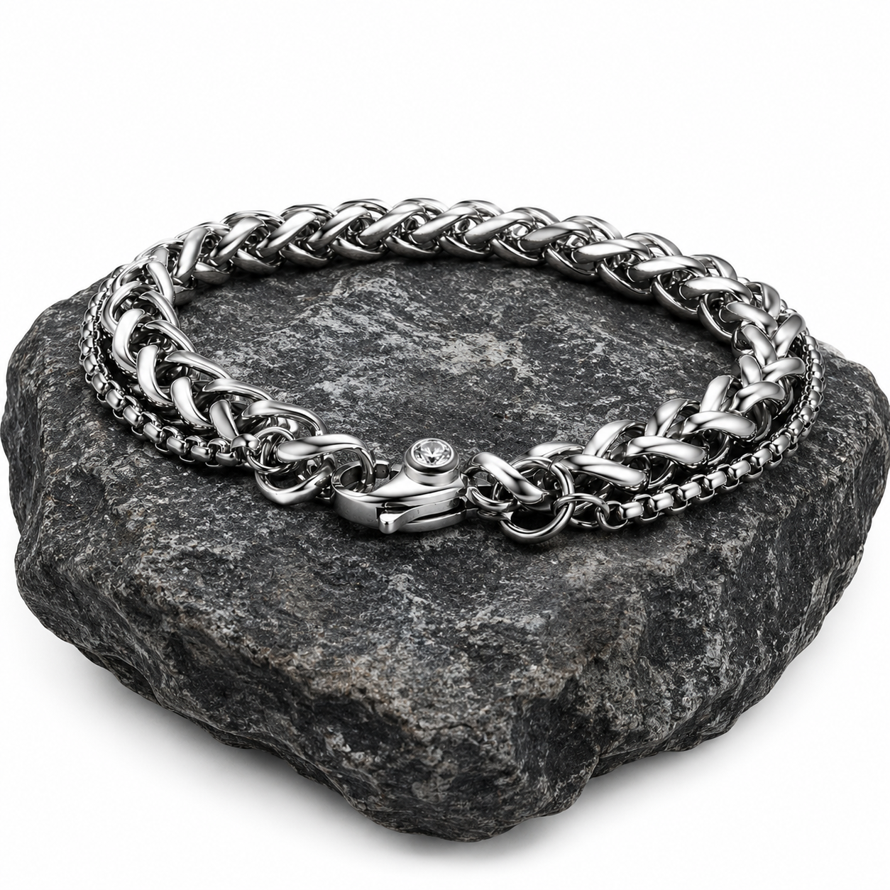 Luxe Silver Chain Bracelet