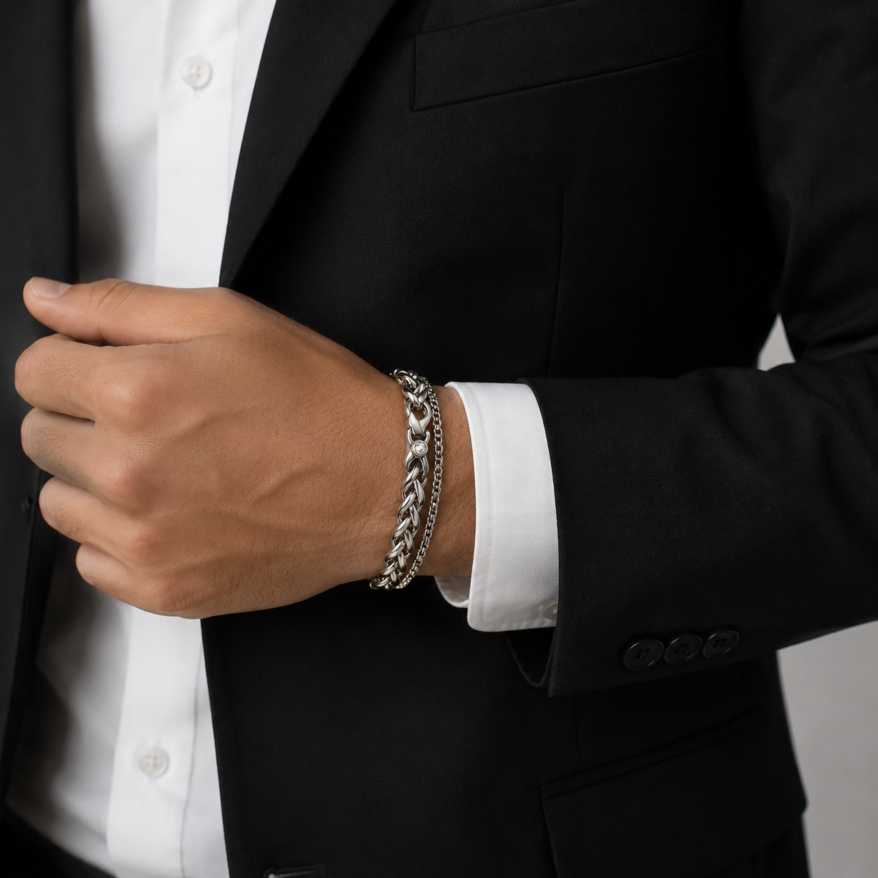 Luxe Silver Chain Bracelet