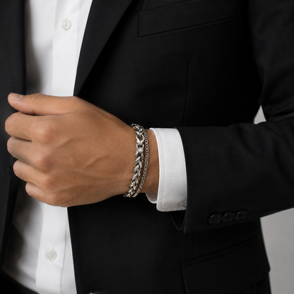 Luxe Silver Chain Bracelet