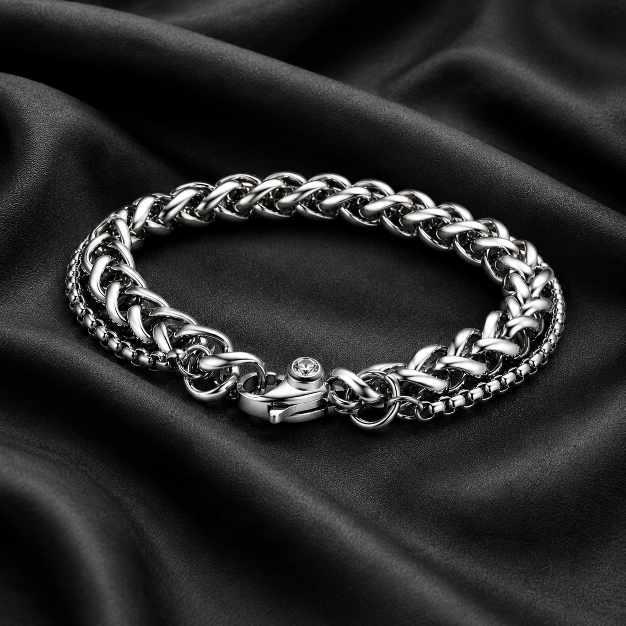 Luxe Silver Chain Bracelet
