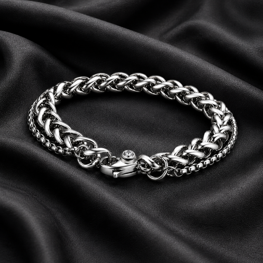 Luxe Silver Chain Bracelet