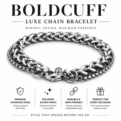 Luxe Silver Chain Bracelet
