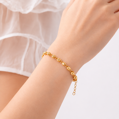 The Velvet Cuff Bracelet | Rose Gold Finish, Minimalist Design