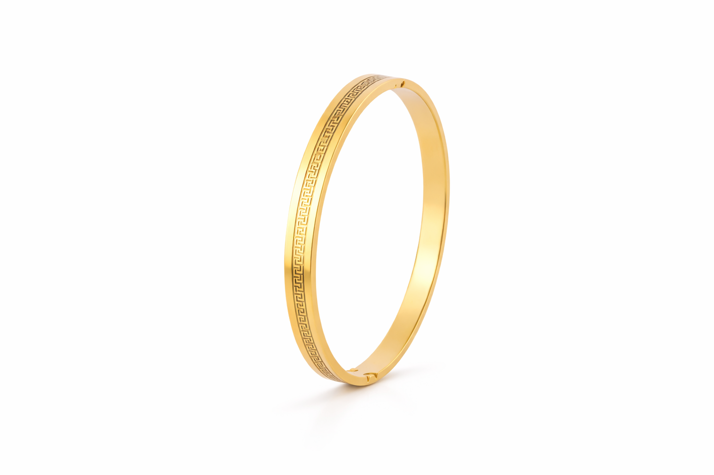 The Greek Heritage Gold Cuff | Elite Edition