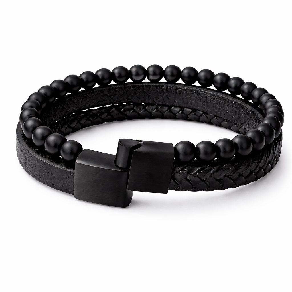 The Triple Threat Multi-Layer Stack | Onyx & Matte Black Edition