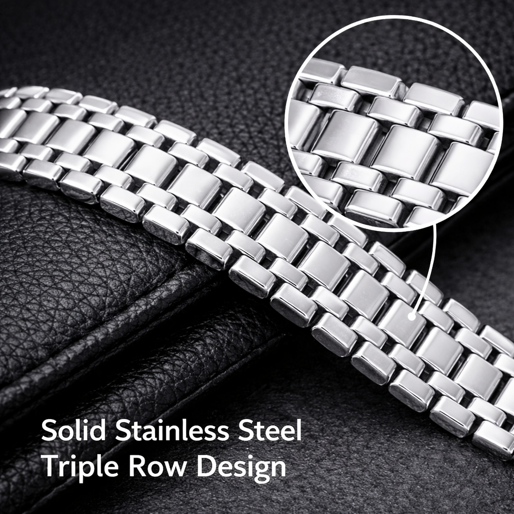 The Iced H-Link Luxe Bracelet | Brilliant Silver Edition
