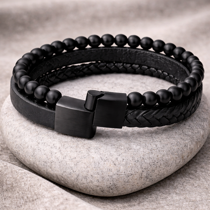 The Triple Threat Multi-Layer Stack | Onyx & Matte Black Edition