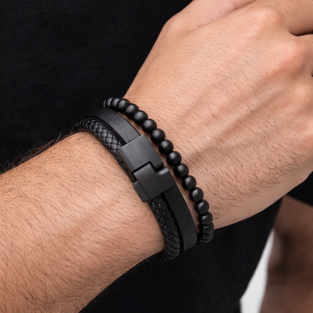The Triple Threat Multi-Layer Stack | Onyx & Matte Black Edition